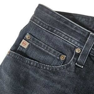 AG Jeans Everett Mens 40x34 Blue Dark Wash Slim Straight Japanese Denim 360